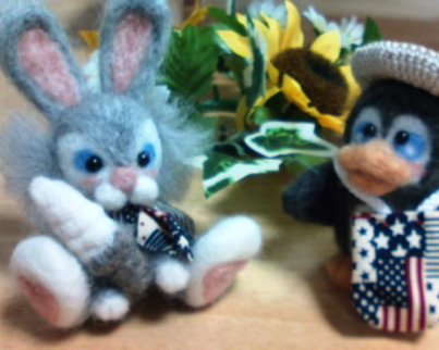 ウサギとペンギン